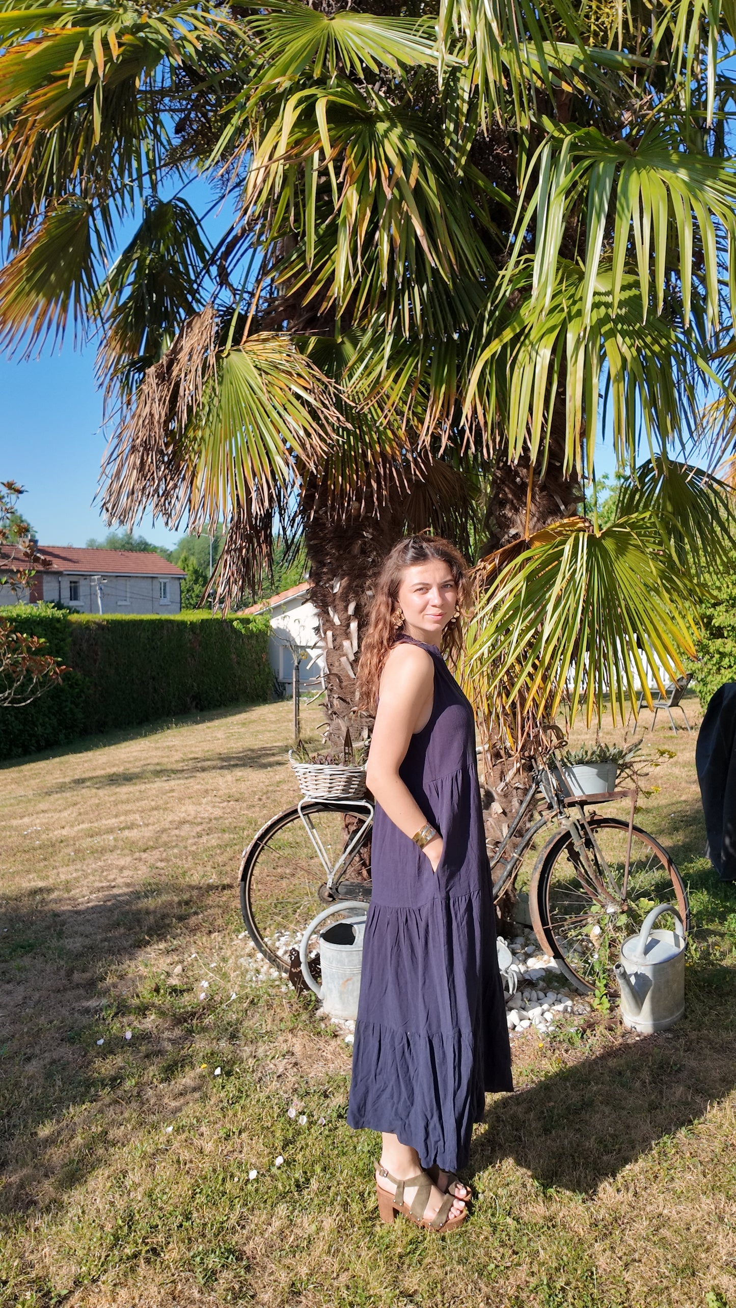 Robe Longue Marine