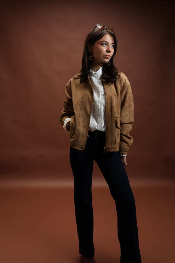 Veste en suédine - phiphi