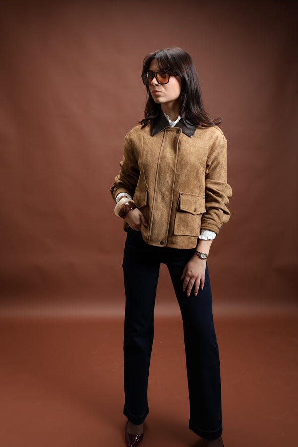 Veste en suédine - phiphi