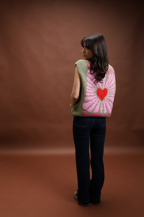 Gilet sans manche kaki - le soleil