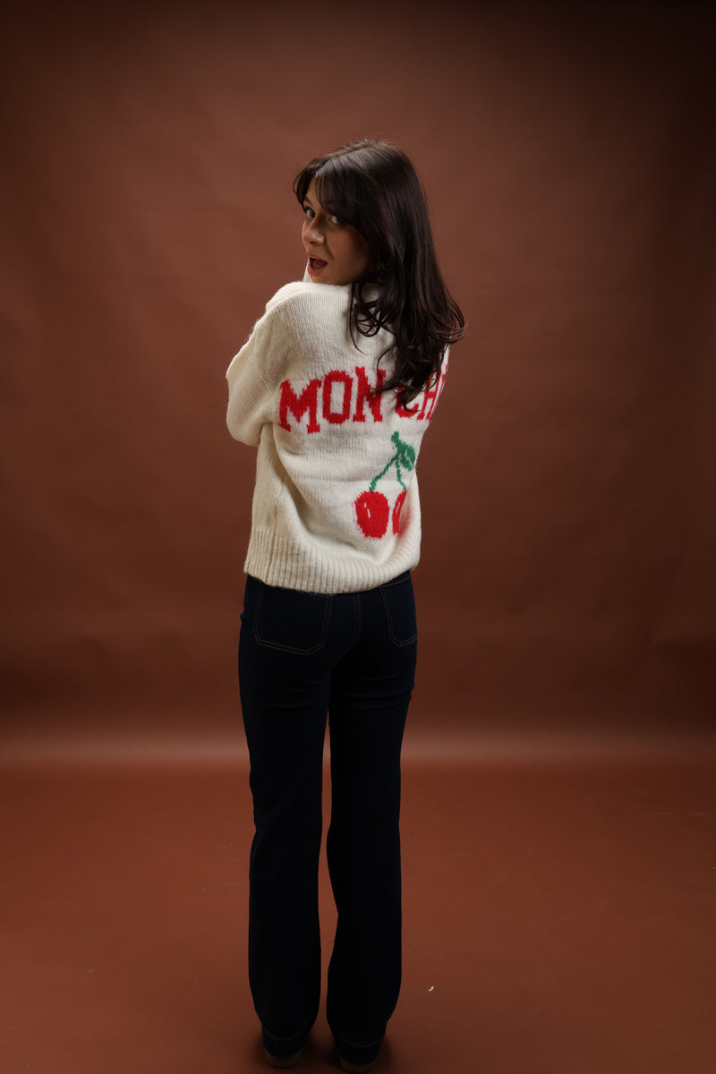 Gilet cerise - Chéri