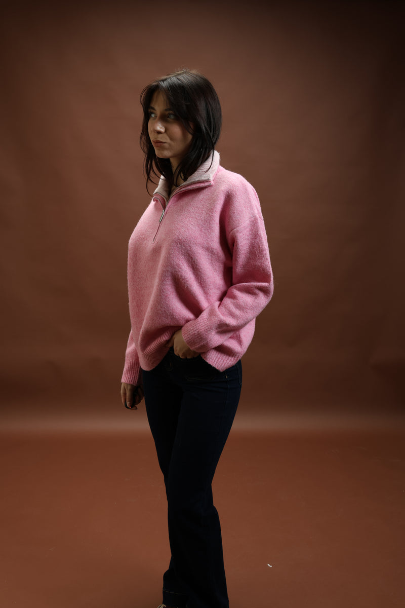 Pull double col zippé - Phiphi