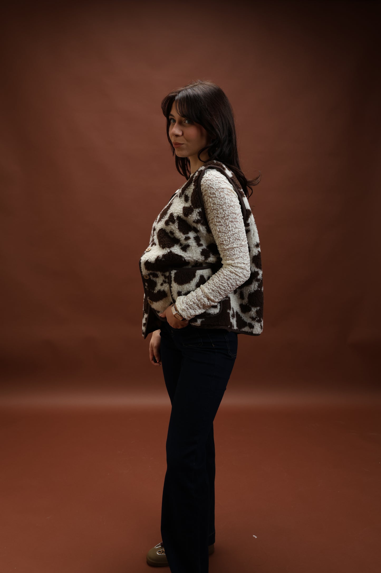 Gilet sans manche Vache - Clemence