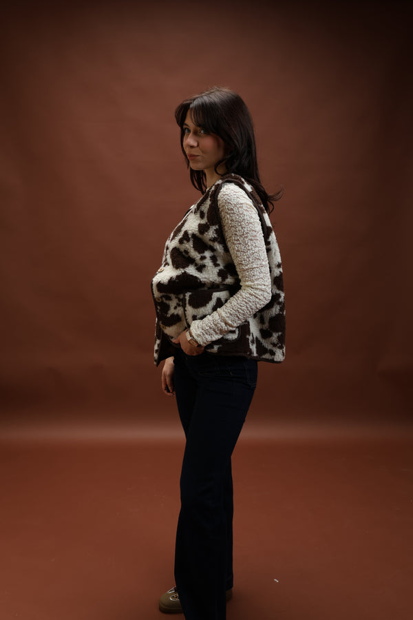 Gilet sans manche Vache - Clemence