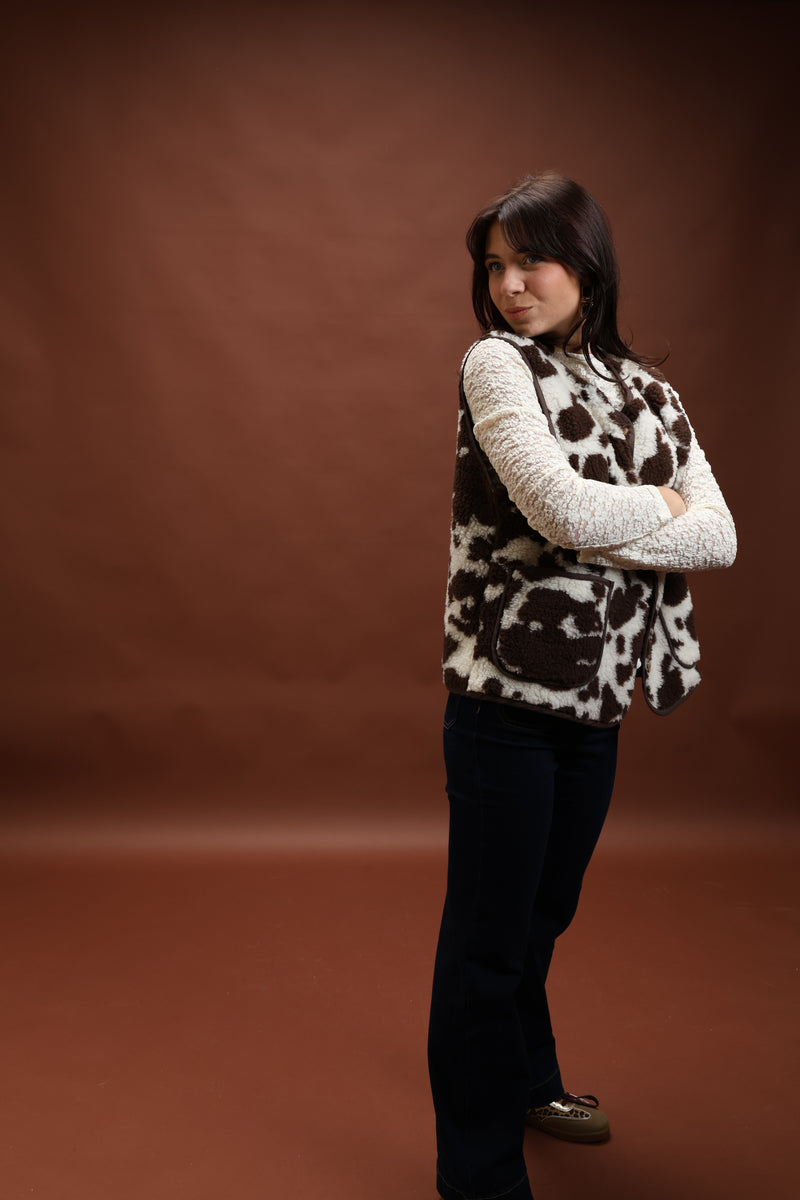 Gilet sans manche Vache - Clemence