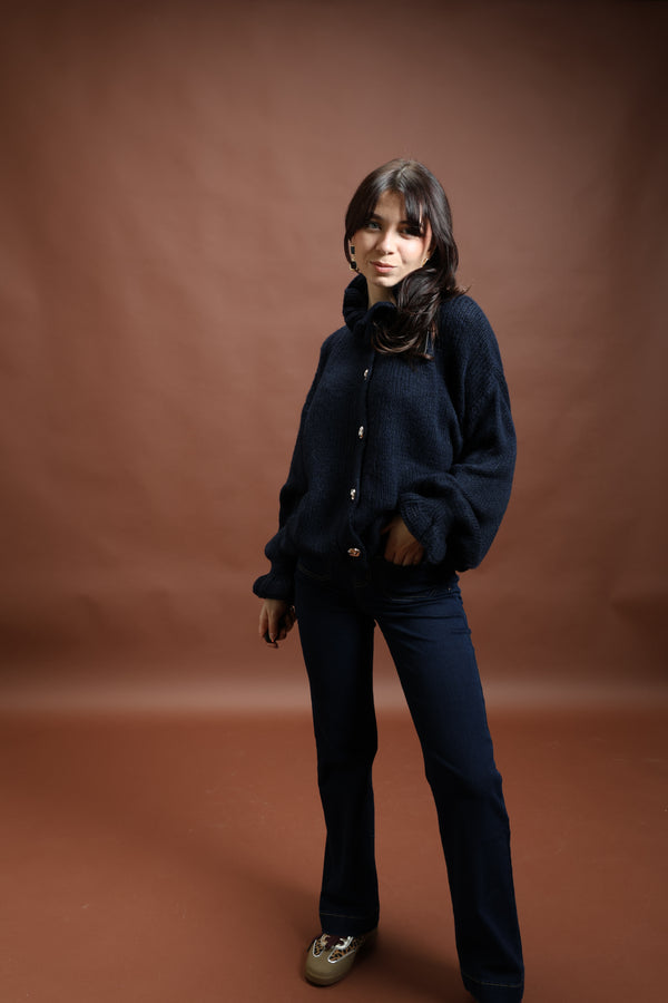 Pull en maille marine - Camille