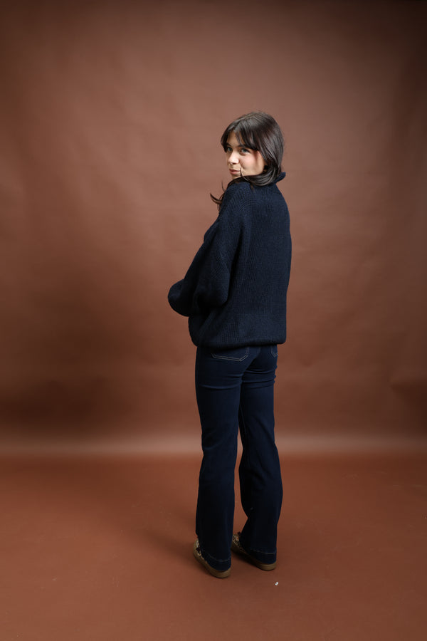 Pull en maille marine - Camille