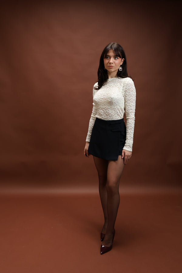 Jupe short marine - Anna