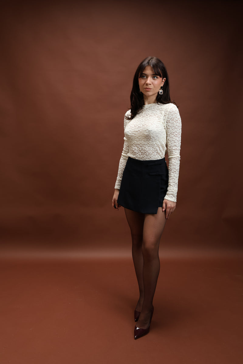 Jupe short marine - Anna