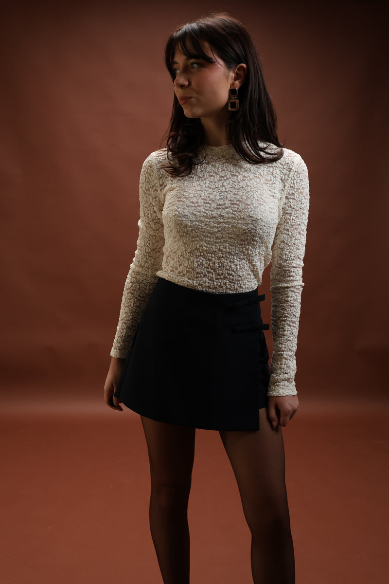 Jupe short marine - Anna