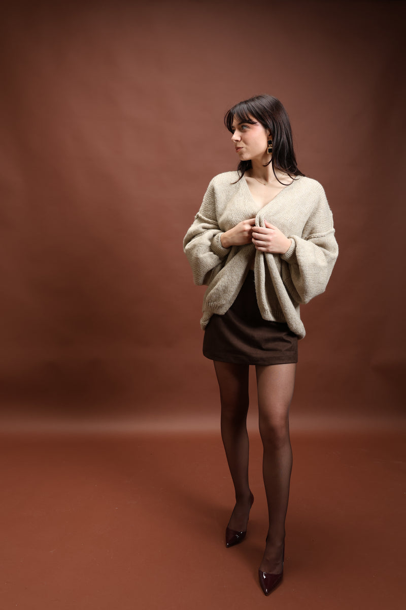 Gilet beige - Célia