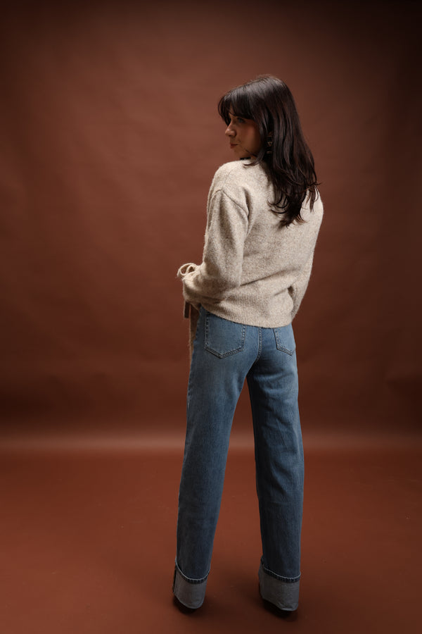 Cache-coeur beige - Iva