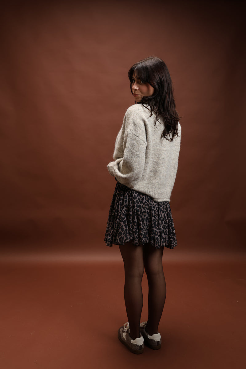 Pull gris clair - Léane