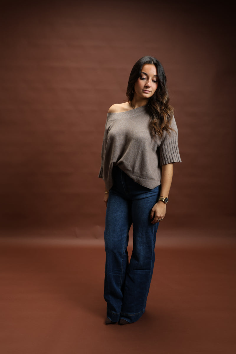 Pull Taupe - Delphine