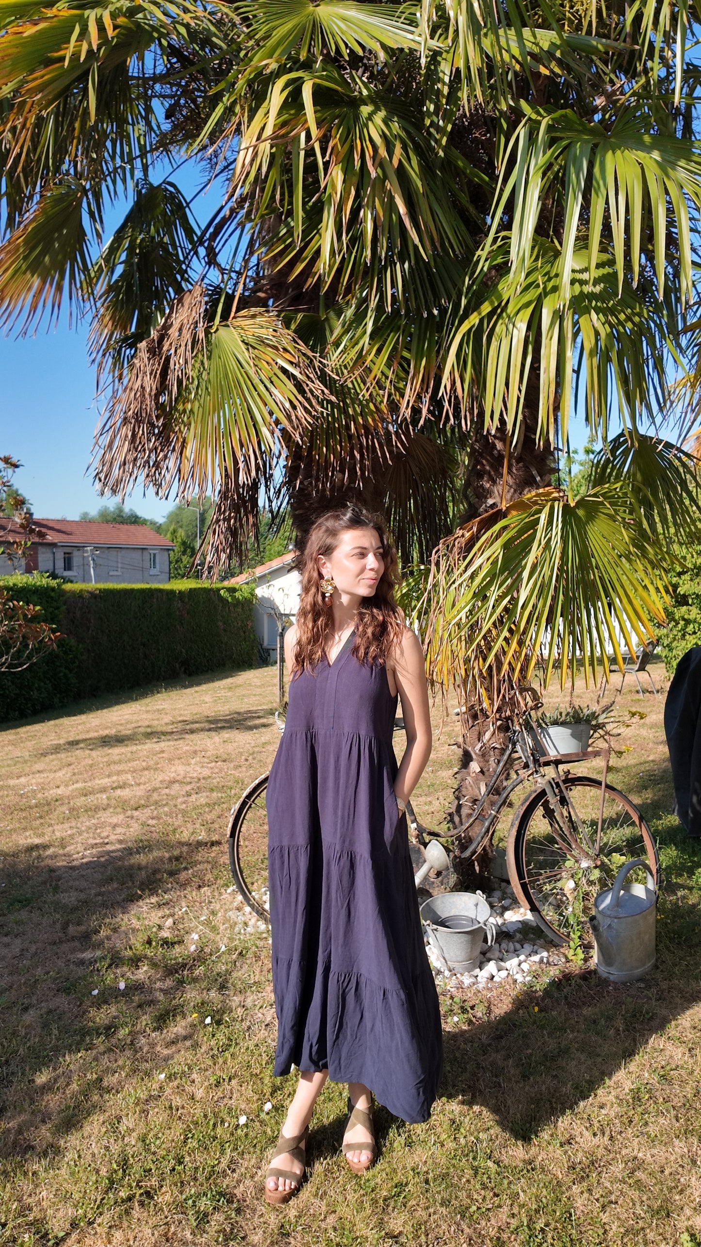 Robe Longue Marine