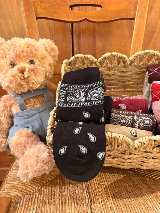 Chaussette imprimé Bandana