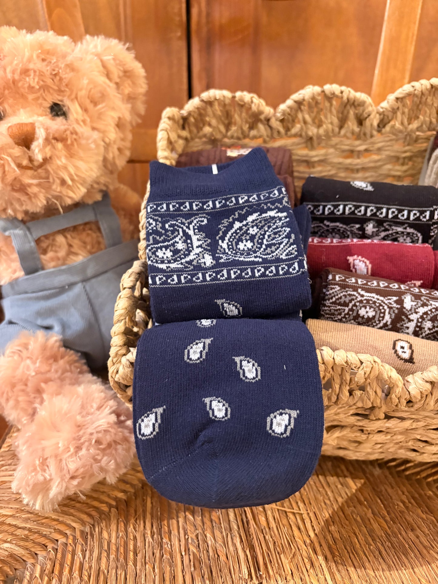 Chaussette imprimé Bandana